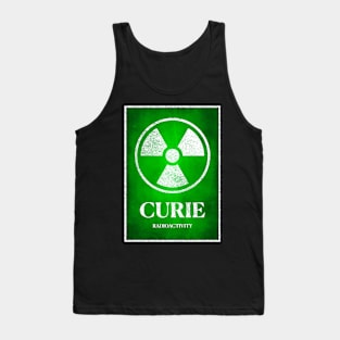 Marie Curie Radioactive Women in Science Poster Tank Top